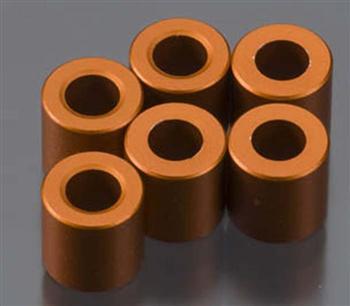 Axial Spacer 6x6mm Orange (6) AXIA1355