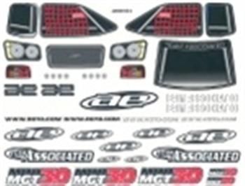 Associated Mini MGT Decal Sheet ASC25503