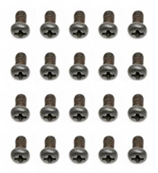 Associated RC18T M2.5X4 Button Head Phillips screws (20) ASC21137