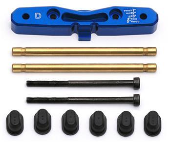 Associated RC8B Suspension D Plate with Pins ASC89463