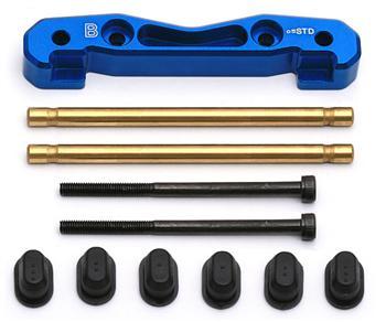 Associated RC8B Suspension B Plate with Pins ASC89461