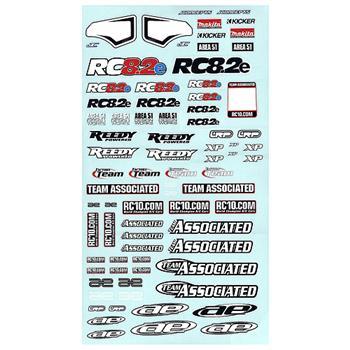 Associated FT Decal Sheet RC8.2e ASC89508