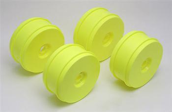 Associated Wheels 83mm Yellow RC8 (4) ASC89297