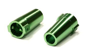 Integy Billet Machined Alloy Rear Axle Lock-Out (2) INTC23792GREEN