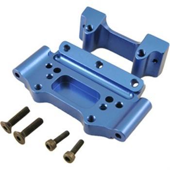 Golden Horizons Aluminum Front Bulkhead Blue Traxxas Slash GHH02597