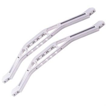 Golden Horizons Alum Lower Chassis Braces Silver T-Maxx/2.5/3.3/E-Maxx GHH02205