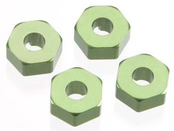 Golden Horizons Traxxas Jato / Stampede / Rustler Aluminum 12mm Hex Wheel Hub (Green) GHH02143