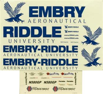 Great Planes Decal Sheet Eagle 580 50 3D EP ARF GPMA3334