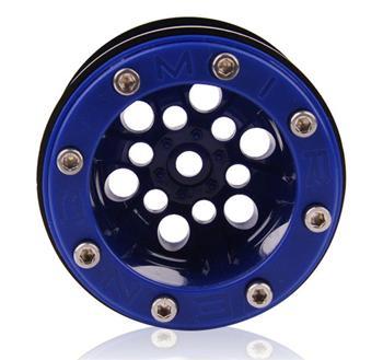 Gmade 2.2 Mudrock Challenger Beadlock Wheels (Blue) GMAMBL-02BL