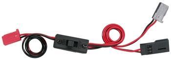 Futaba SWH13 Switch Harness & Charge Cord Mini J FUTSWH13