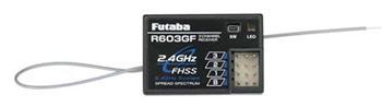 Futaba R603GF 2.4GHz FHSS Rx 3Ch 2PL FUTL7615