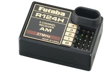 Futaba R124H 4-Ch AM Rx 27MHz w/o Crystal FUTL0450