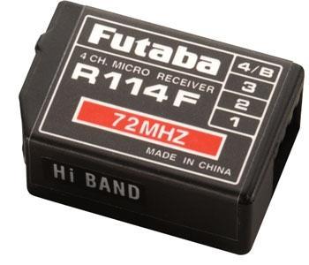 Futaba R114F 4-Ch FM 72MHz High w/o Crystal FUTL0443