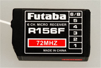 Futaba R156F FM 72MHz Micro Receiver w/o Short Crystal FUTL0641