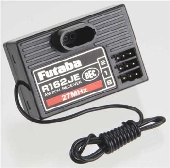 Futaba R162JE 2Ch AM Rx 27MHz w/BEC w/o XTL FUTL0207