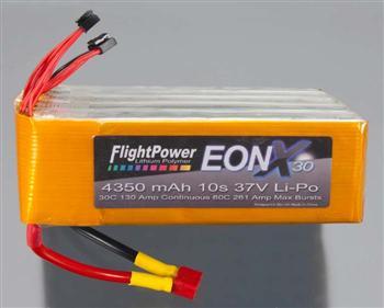 FlightPower EONX 30 LiPo 10S 37V 4350mAh 30C FPWEONX30-435010S