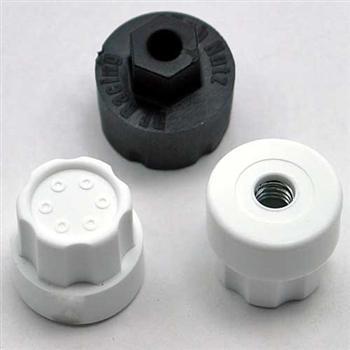 DE Racing Hub Nutz JConcepts Rulux Rear White DERHNJRW