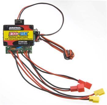 DuraTrax ESC 15K 16.8V Dual Motor/Dual Battery ESC DTXM1280