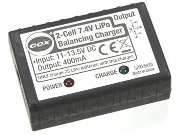 Cox Hobbies LiPo 2S Balancing Charger COXP5820