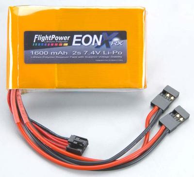 FlightPower EONX Rx LiPo 2S 7.4V 1600mAh FPWFPEONXRX16002S