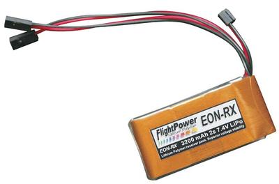 FlightPower EONX Rx LiPo 7.4V 3200mAh 2S2P FPWEONXRX32002S2P