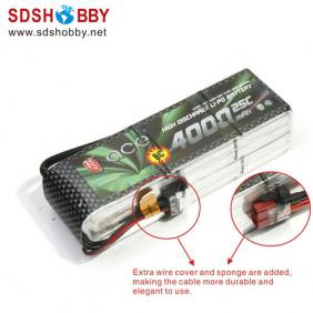 Gens ACE New Design High Quality 4000mAh 25C 4S 14.8V Lipo Battery with T Plug