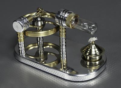 Stirling Displacer Engine - Working Display Model