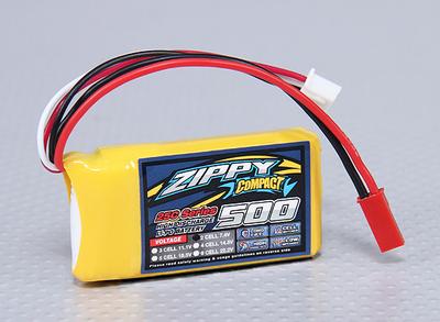 ZIPPY Compact 500mAh 2S 25C Lipo Pack