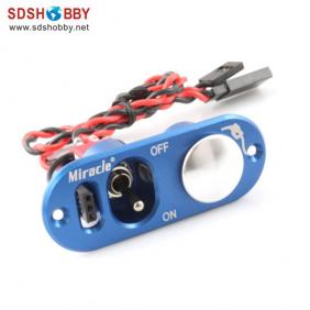 Single Power Switch with Fuel Dot Blue Color