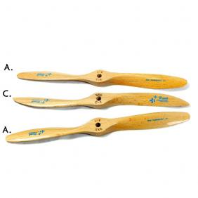 2 Blades Hawk Wooden Propeller 11*4 Type A (Round Shaped Head)