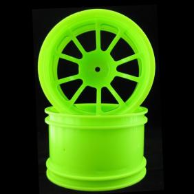 Wheel Hub Rim only For 1/10 Truck   Green  Color (2pcs)