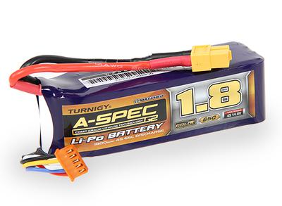 Turnigy nano-tech A-SPEC G2 1800mah 4S 65~130C Lipo Pack