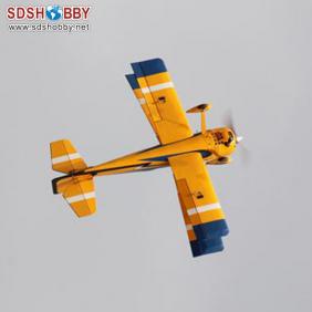 New 71" Pitts 50CC RC Model Gasoline Airplane ARF /Petrol Airplane Black & Blue & Yellow Color