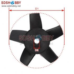 Carbon Fiber 5 Blades D2.68in/ 68mm for Ducted Fan