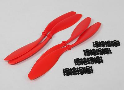 12x4.5 SF Props 2pc Standard Rotation/2 pc RH Rotation (Red)