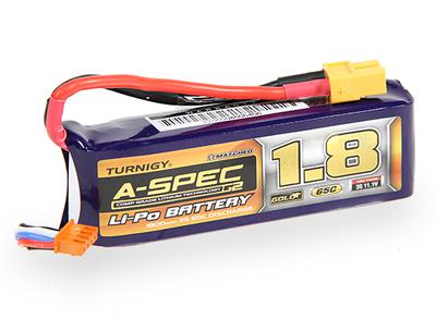 Turnigy nano-tech A-SPEC G2 1800mah 3S 65~130C Lipo Pack