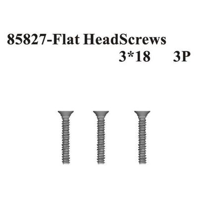 Redcat Racing Countersunk Hex Screws 3 18 3pcs RED85827