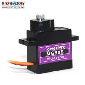 Tower Pro 2.2kg/14g Analog Servo MG90S (Upgrade from SG90) with All Metal Gears (Original Packing)