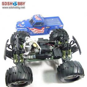 1/8 18CXP Nitro off-Road Truck RTR with 2.4G Radio, Four-wheel Drive