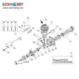 One Set of One-way Value for Engine EME60