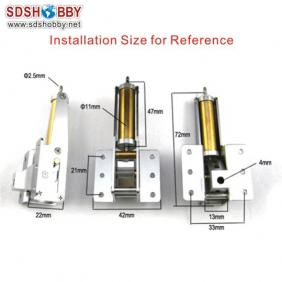 Air Retracts Gear Mounts (Φ4.0) 2pcs One-way Air-pressure Control