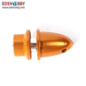 Aluminum Bullet Propeller Adaptor 4.0mm Yellow Color