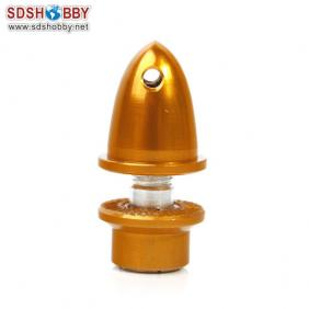 Aluminum Bullet Propeller Adaptor 4.0mm Yellow Color