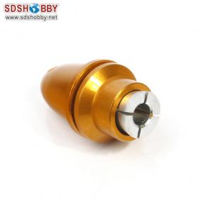 Aluminum Bullet Propeller Adaptor 4.0mm Yellow Color