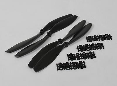 10x4.5 SF Props 2pc Standard Rotation/2 pc RH Rotation (Black)