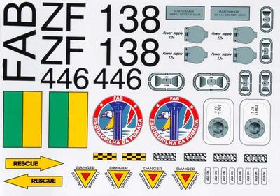 Phoenix Models Decal Sheet Tucano .40-.51 ARF PMMA5224