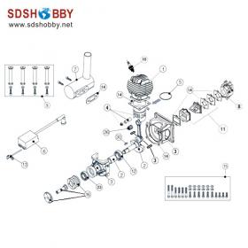 Complete Set of Screw for Engine EME60