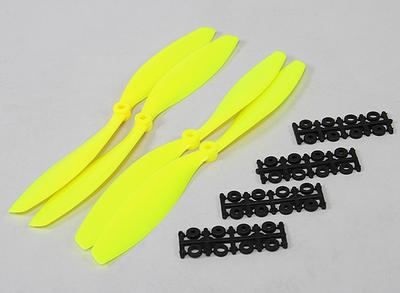 10x4.5 SF Props 2pc Standard Rotation/2 pc RH Rotation (Flouro Yellow)