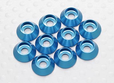 Anodised Aluminum M3 Sockethead Washers (Blue) (10pcs)