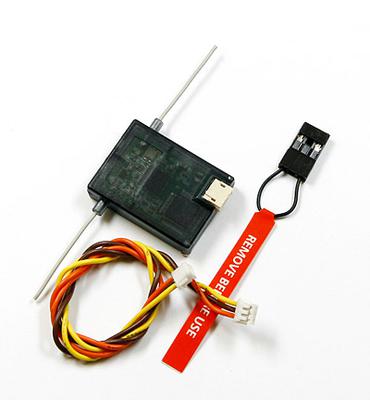 2.4G  DSM2 Satellite Receiver for 3-axle Gyro (MB 3GX, VBAR etc.)